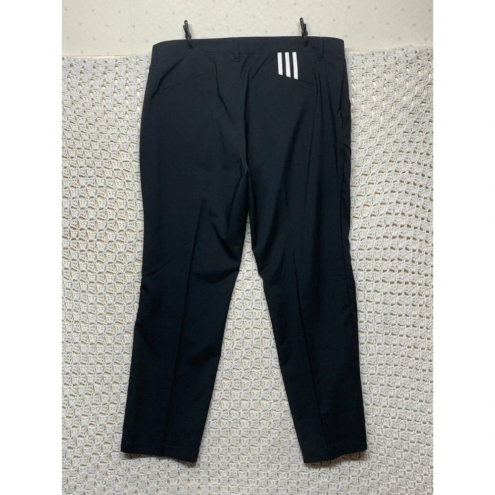 Adidas Originals Adi Golf Pants Mens‎ Tag 38x30 Black Straight Leg